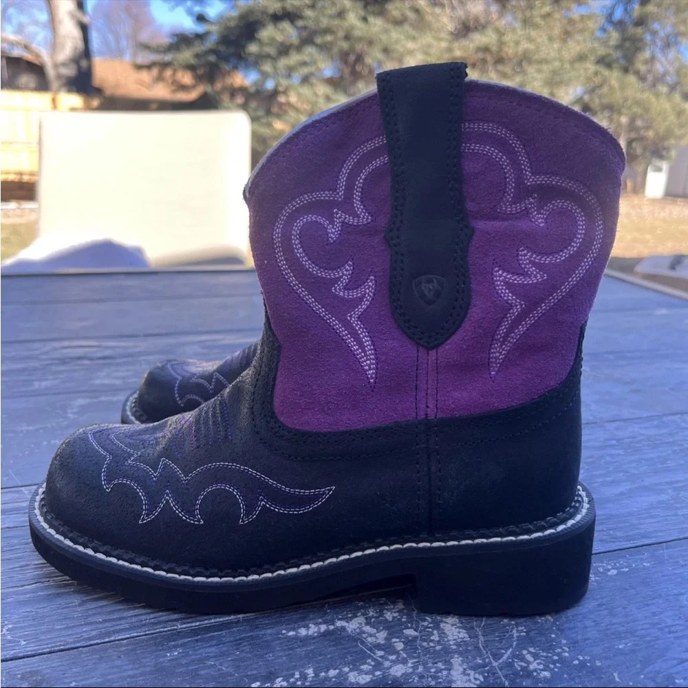 Ariat  Fatbaby Heritage Harmony Western Boot Size 6 Youth - Picture 2 of 8